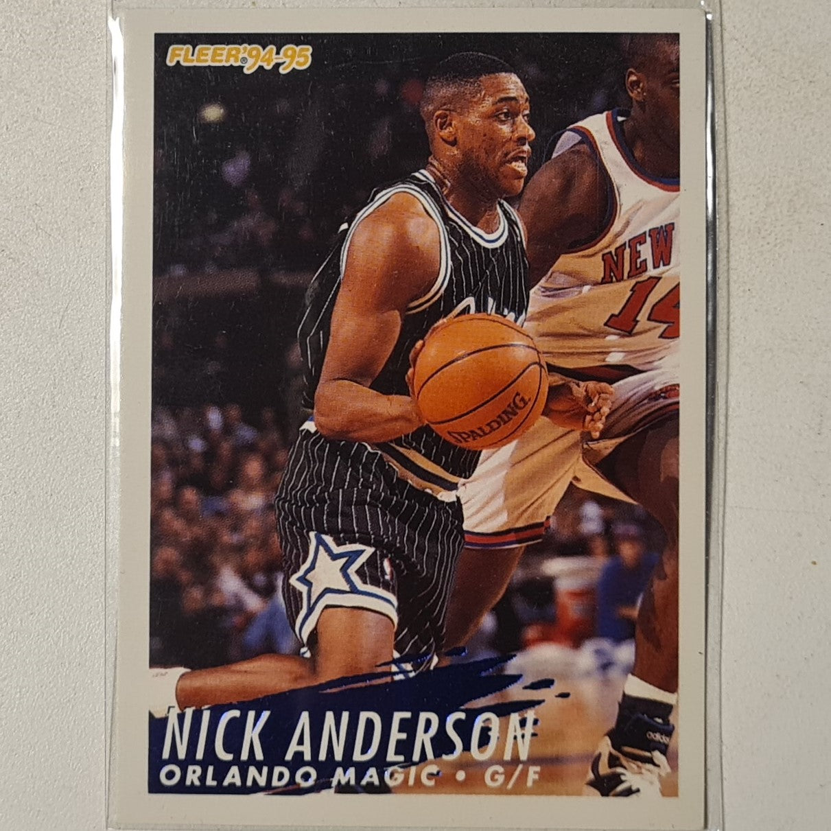 Nick Anderson 1995 Fleer 94-95  #163 NBA Basketball Orlando Magic Excellent Sleeved