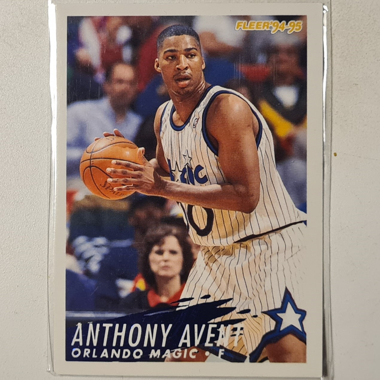 Anthony Avent 1995 Fleer 94-95  #164 NBA Basketball Orlando Magic Excellent Sleeved