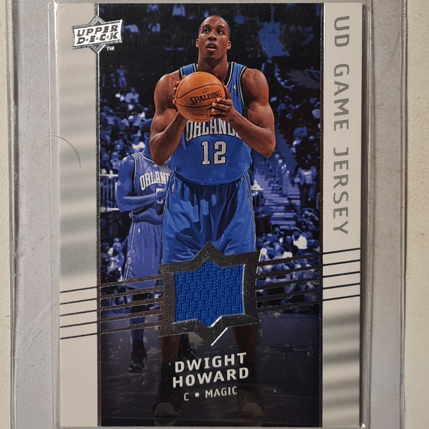 Dwight Howard 2008-09 Panini Upper-Deck UD Game jersey patch GA-DH NBA Basketball Orlando Magic excellent