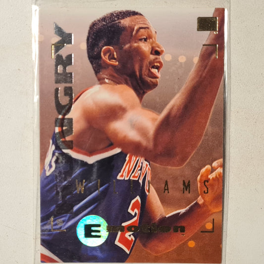 Monty Williams 1995 Skybox E-Motion Rookie RC #66 NBA Basketball New York Knicks Very good-Excellent Sleeved