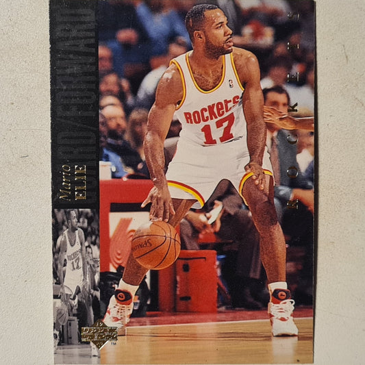 Mario Ellis 1994 Upper Deck #93 NBA Basketball Houston Rockets Excellent Sleeved