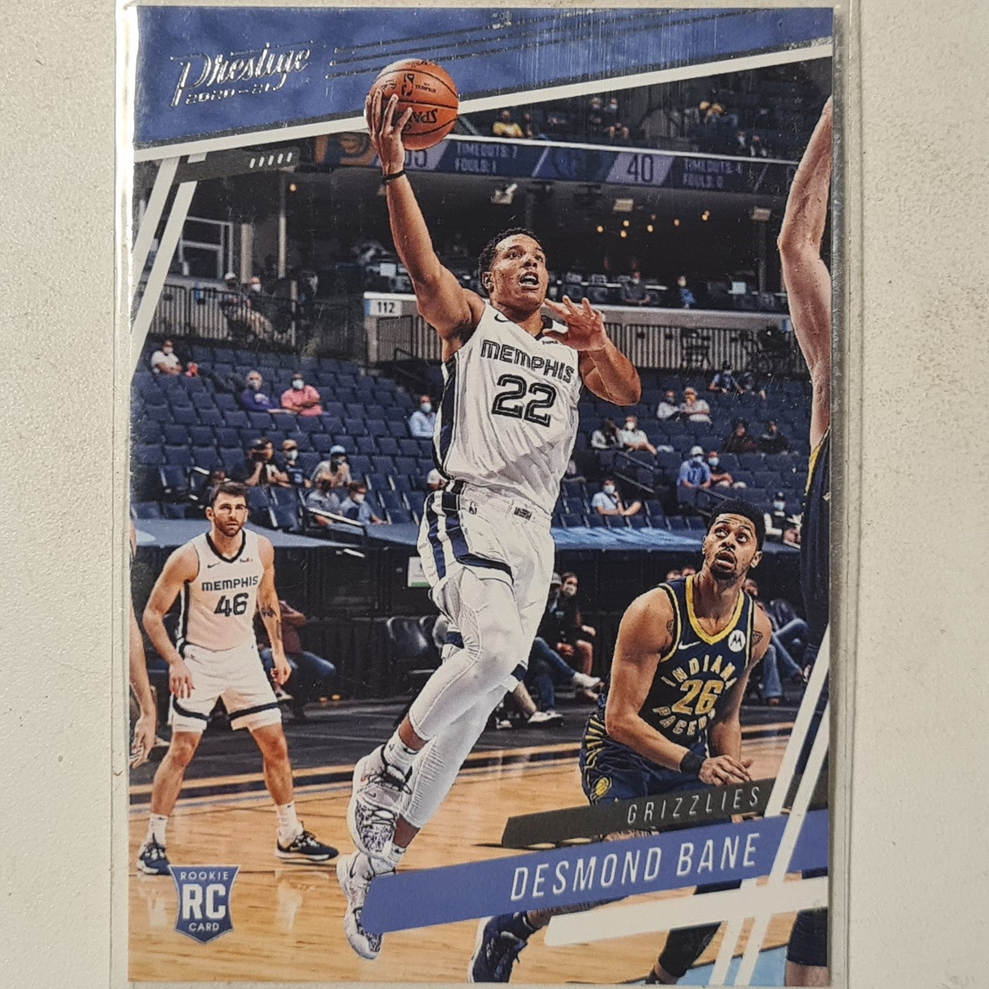 Desmond Bane 2020-21 Panini prestige Rookie RC #60 NBA Basketball Memphis Grizzlies Excellent sleeved