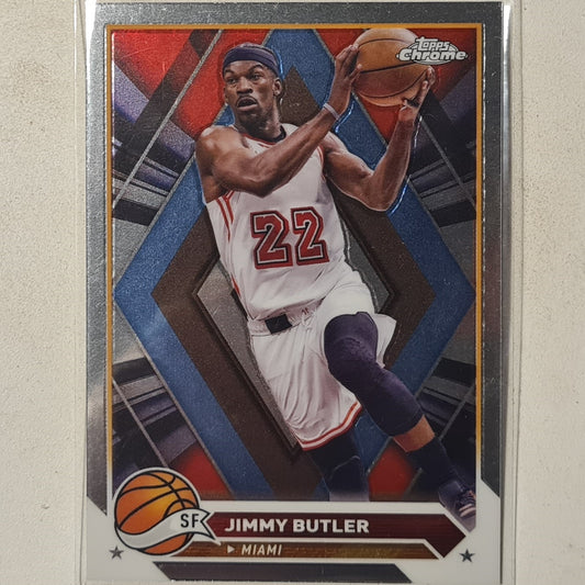 Jimmy Butler 2024 Topps Chrome #21 NBA Basketball Miami Heat Excellent sleeved