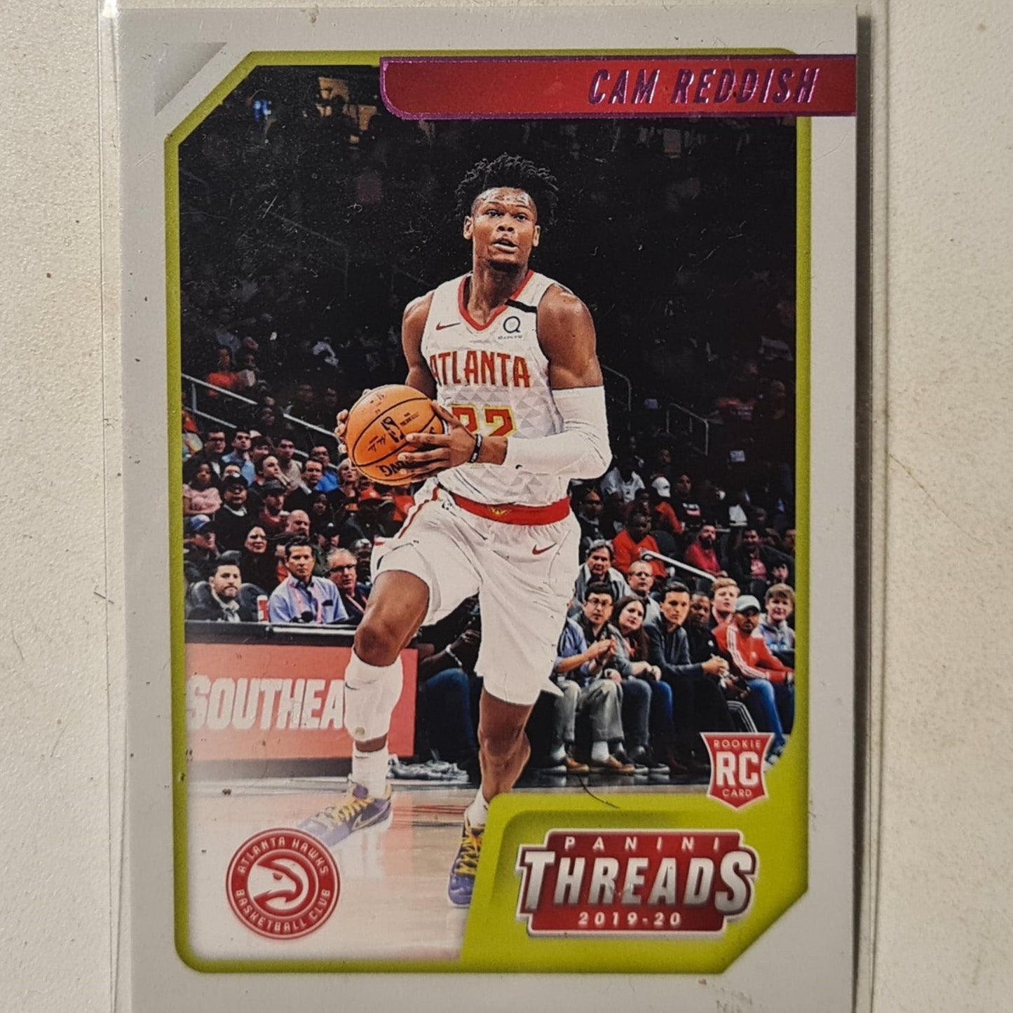 Cam Reddish 2019-20 Panini Chronicles threads Rookie RC #80 NBA Basketball Atlanta Hawks Mint Sleeved