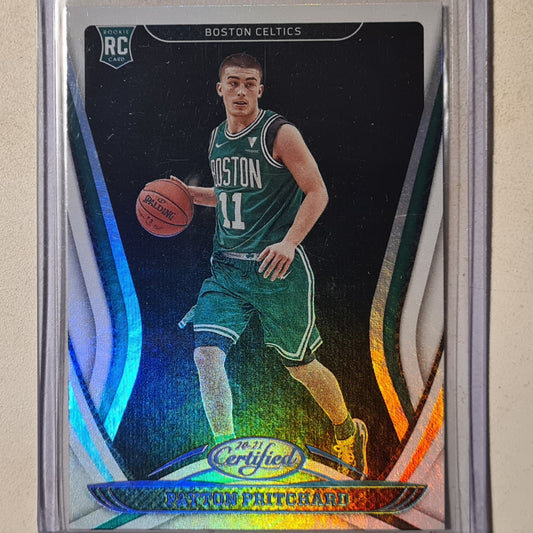 Payton Pritchard 2020-21 Panini Certified refractor Rookie RC #175 NBA Basketball Boston Celtics Mint Sleeved