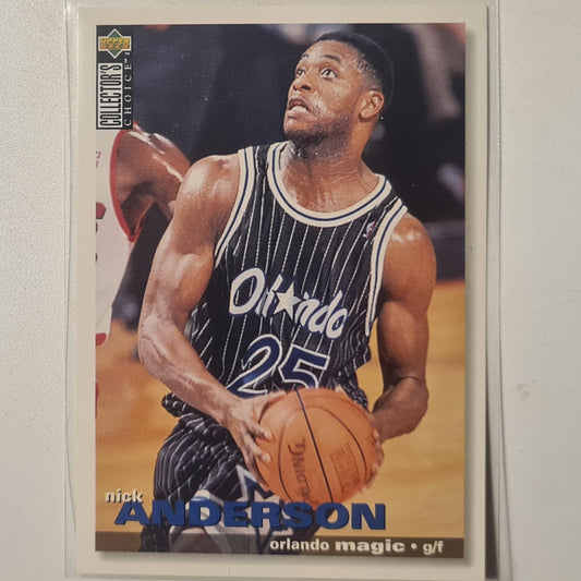 Nick Anderson 1995 Upper-Deck  #163 NBA Basketball Orlando Magic excellent sleeved