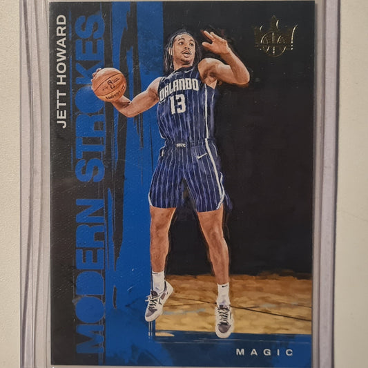 Jett Howard 2023-24 Panini Court Kings modern strokes Rookie RC #28 NBA Basketball Orlando Magic excellent/mint sleeved