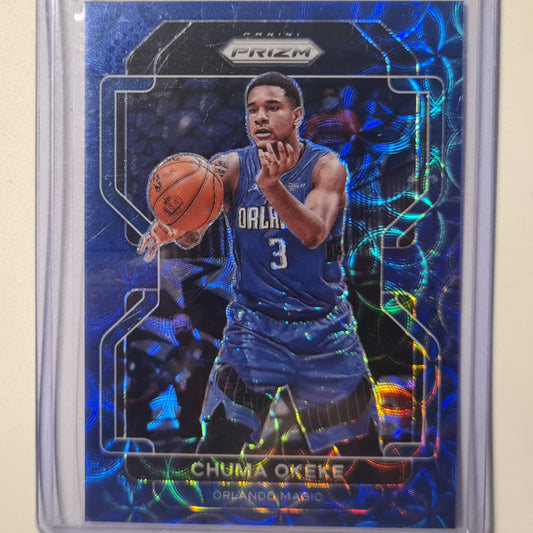 Chuma Okeke 2021-22 Panini Prizm circles Prizm, numbered 20/39 #146 NBA Basketball Orlando Magic excellent/mint sleeved