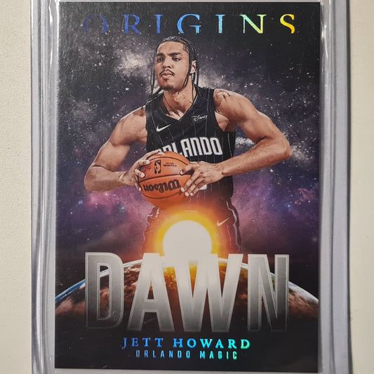 Jett Howard 2023-24 Panini Origins Dawn Rookie RC #7 NBA Basketball Orlando Magic excellent/mint sleeved