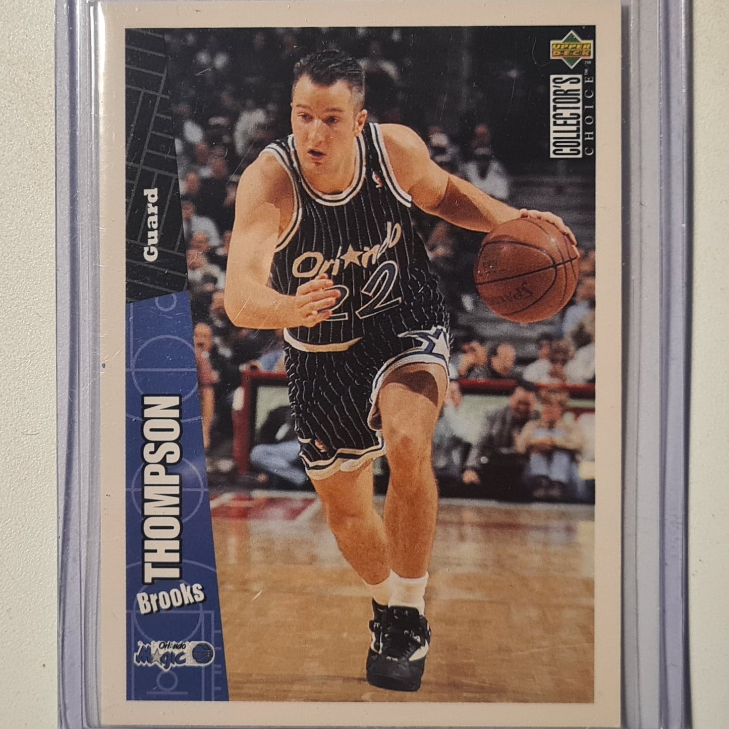 Brooks Thompson 1996 Upper-Deck collectors choice #110 NBA Basketball Orlando Magic very good sleeved