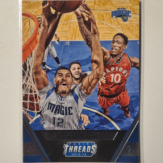 Tobias Harris 2015-16 Panini Threads #14 NBA Basketball Orlando Magic excellent sleeved