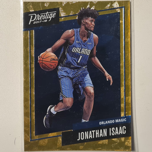 Jonathan Isaac 2017-18 Panini Prestige gold foil #6 NBA Basketball Orlando Magic excellent sleeved