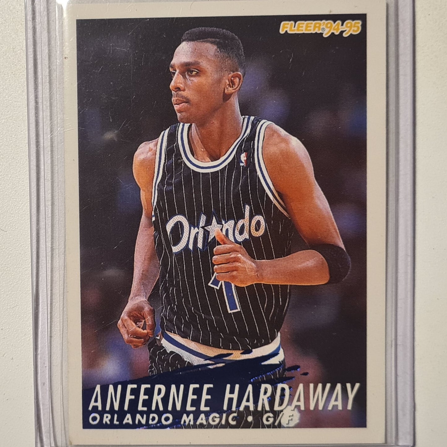 Anfernee Hardaway 1995 Fleer 94-95 #166 NBA Basketball Orlando Magic very good  sleeved