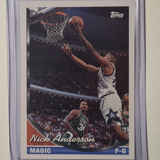 Nick Anderson 1993 Topps #113 NBA Basketball Orlando Magic Excellent/mint Sleeved