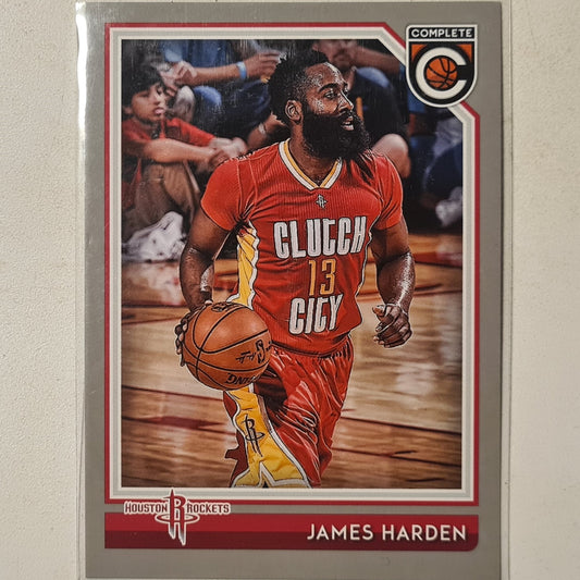 James Harden 2016-17 Panini Complete rare silver variant #298 NBA Basketball Houston Rockets Excellent