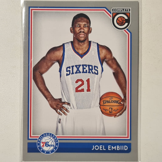 Joel Embiid 2016-17 Panini Complete rare silver variant #298 NBA Basketball Philadelphia 76ers Excellent