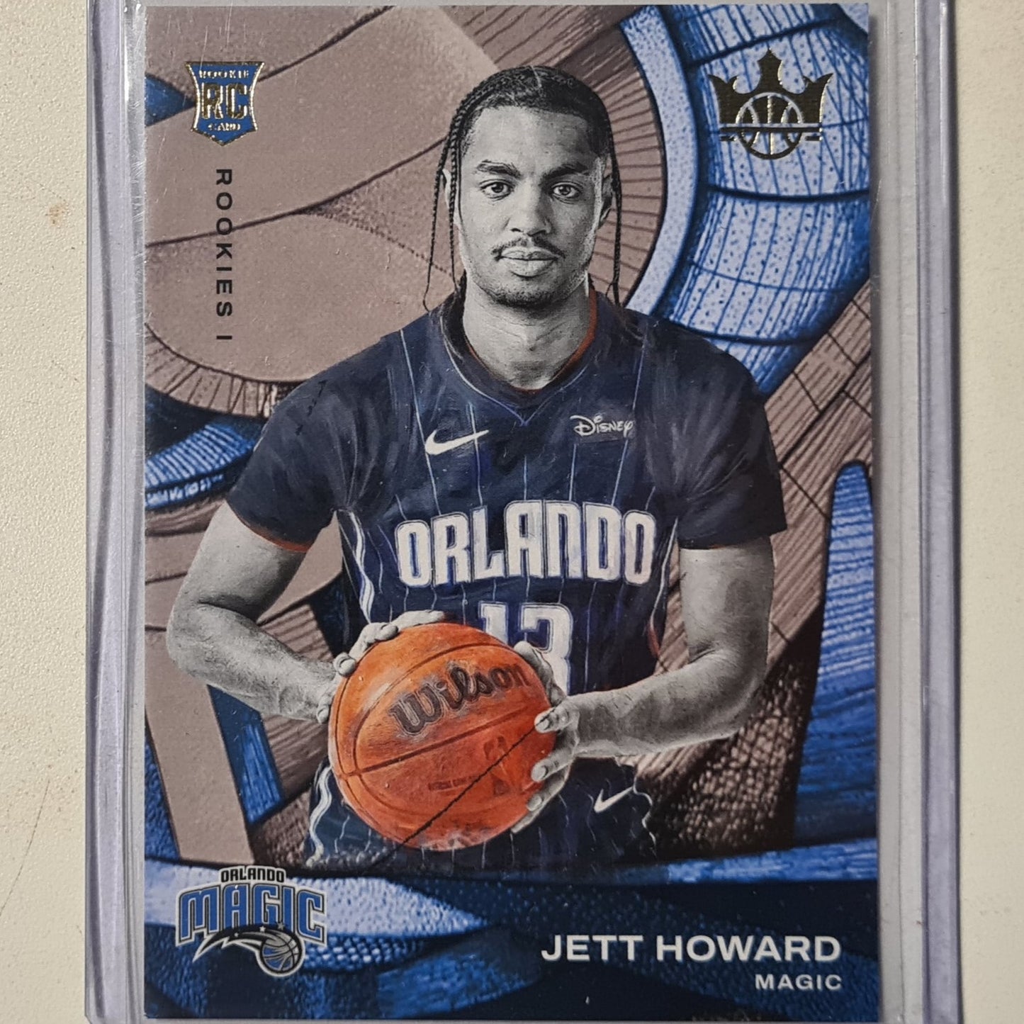 Jett Howard 2023-24 Panini Court Kings Rookie RC #72 NBA Basketball Orlando Magic excellent/mint sleeved