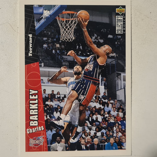 Charles Barkley 1996 Upper-Deck collectors choice #248 NBA Basketball Houston Rockets excellent