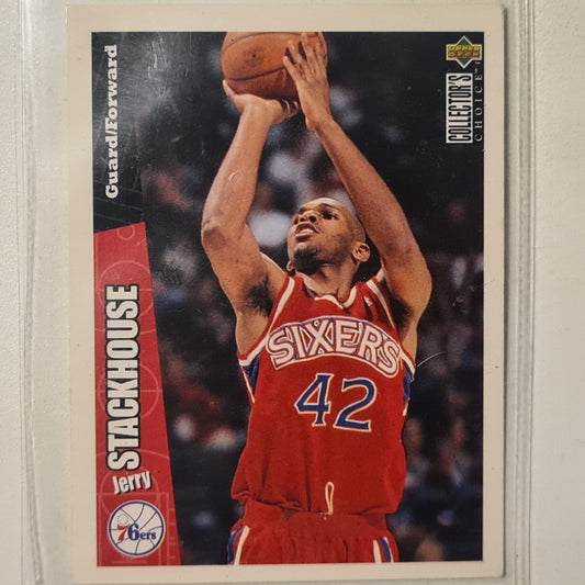 Jerry Stackhouse 1996 Upper-Deck Hula Hoops UK Promo HH16 NBA Basketball Philadelphia 76ers very good