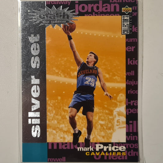 Mark Price 1995 Upper-Deck crash the game silver set insert C11 NBA Basketball Cleveland Excellent sleeved