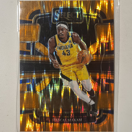 Pascal Siakam 2023-24 Panini Select gold shimmer #8 NBA Basketball Indiana Excellent/mint Sleeved