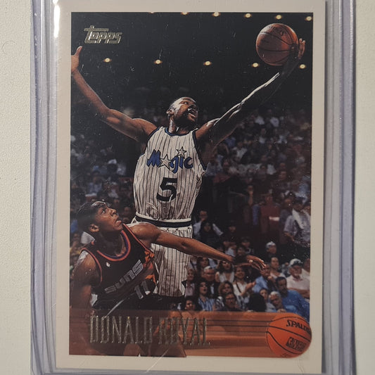 Donald Royal 1996 Topps #62 NBA Basketball Orlando Magic very good sleeved