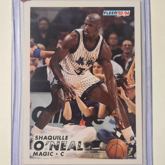Shaquille O'Neal 1993 Fleer #149 NBA Basketball Orlando Magic Excellent sleeved