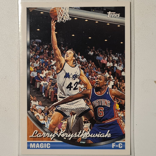 Larry Krystkowiak 1994 Topps  #214 NBA Basketball Orlando Magic Excellent sleeved