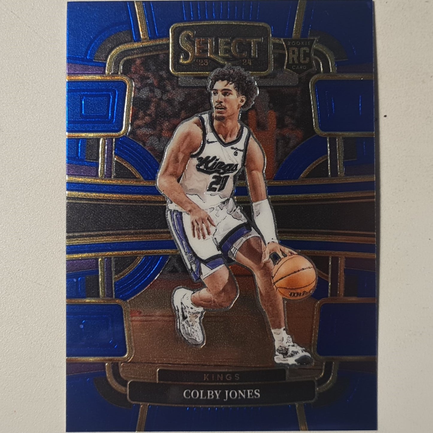 Colby Jones 2023-24 Panini Select Rookie RC blue #83 NBA Basketball Sacramento Kings  Excellent/mint sleeved