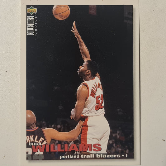 Buck Williams 1995 Upper-Deck #82 NBA Basketball Portland Trail Blazers excellent Sleeved