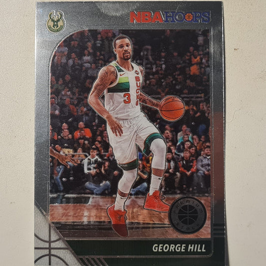 George Hill 2019-20 NBA Hoops premium stock  #93 NBA Basketball Milwaukee Bucks cash fresh/excellent sleeved