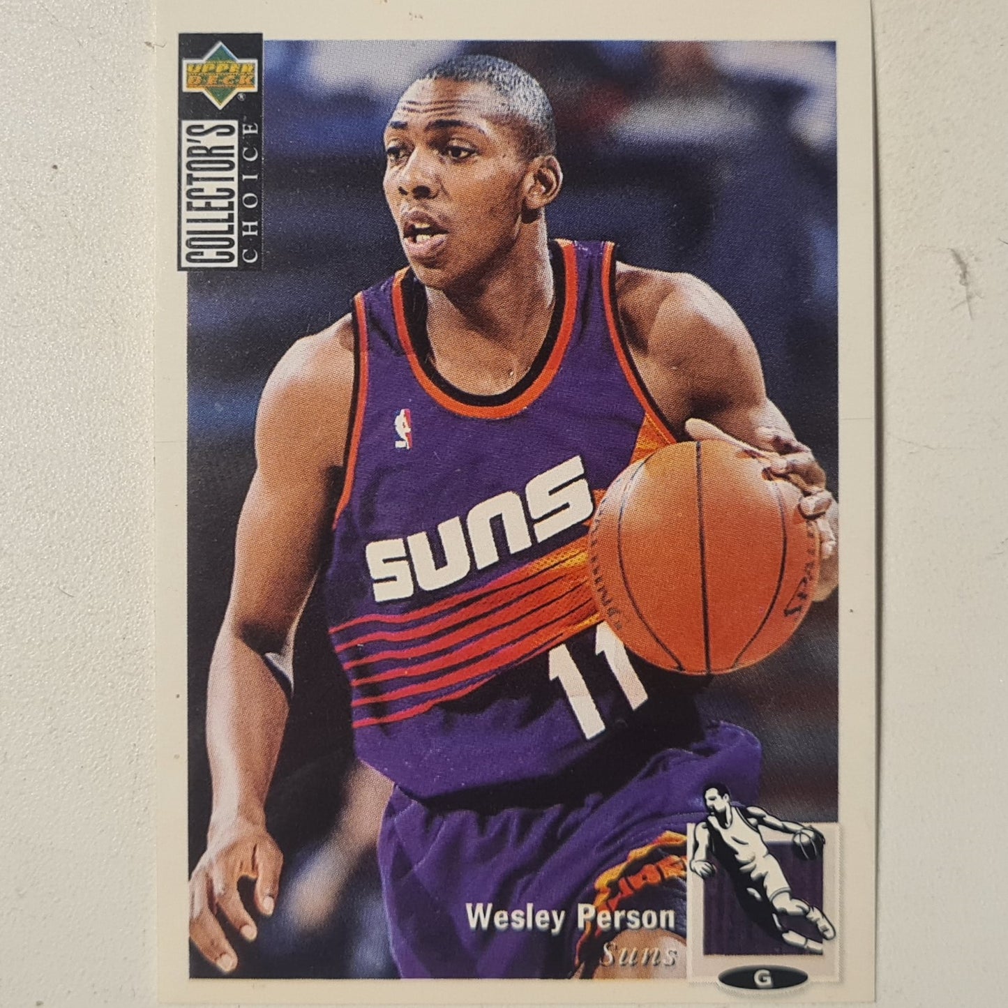 Wesley Person 1995 Upper-Deck 95/96 Sticker #27 NBA Basketball Phoenix Suns Excellent sleeved