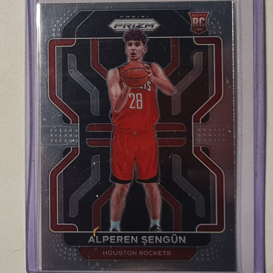 Alperen Sengun 2021-22 Panini Prizm Rookie RC #318 NBA Basketball Houston Rockets Excellent sleeved