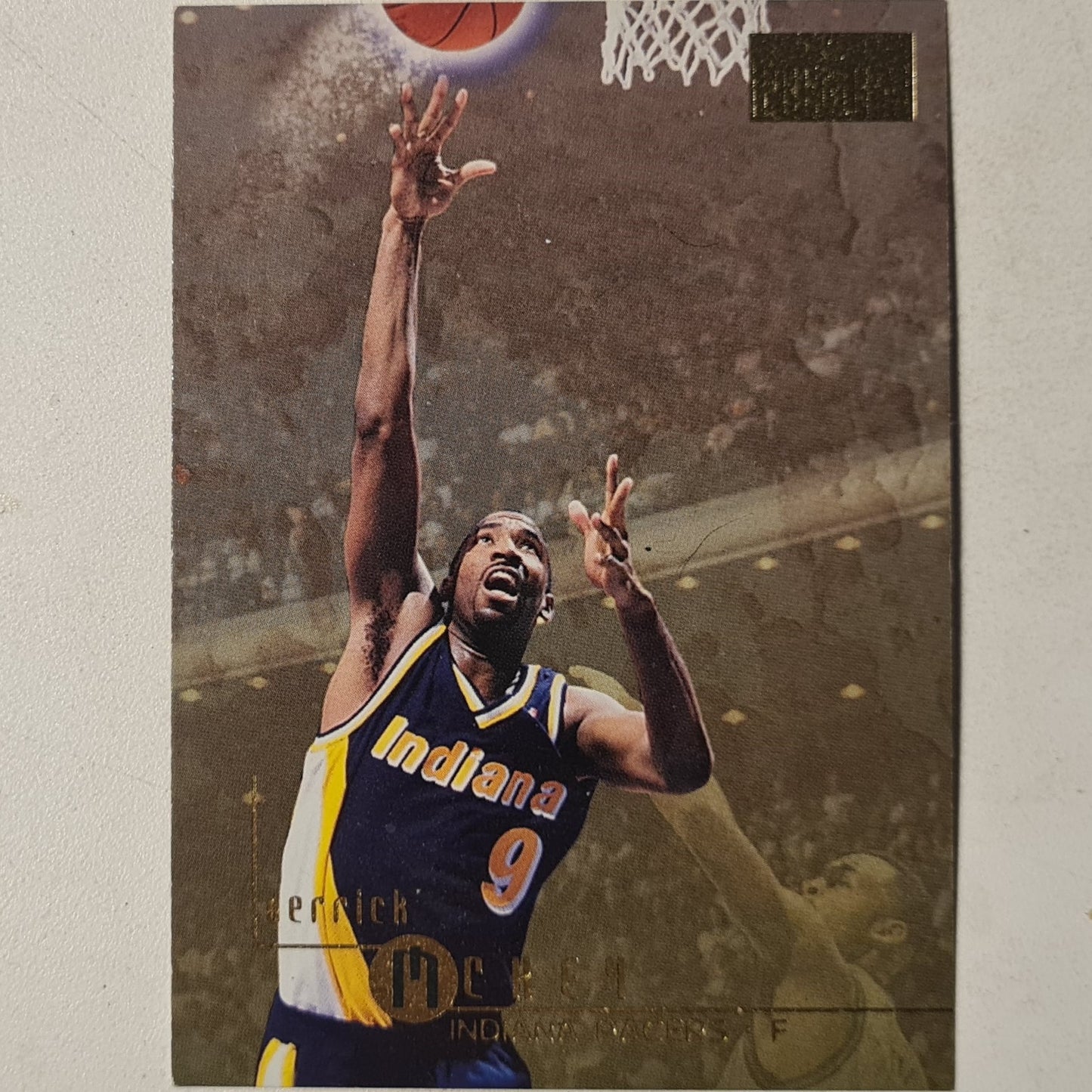 Derrick McKey 1996 Skybox Premium #48 NBA Basketball Indiana Pacers very good sleeved