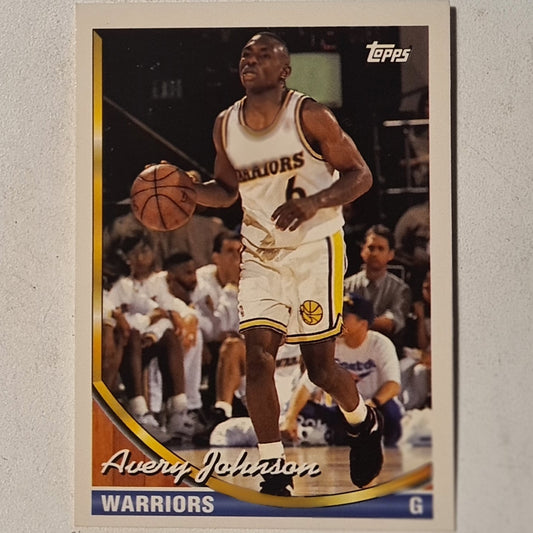 Avery Johnson 1994 Topps #251 NBA Basketball Golden State Warriors very good sleeved