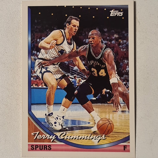 Terry Cummings 1994 Topps #273 NBA Basketball San Antonio Spurs very good sleeved
