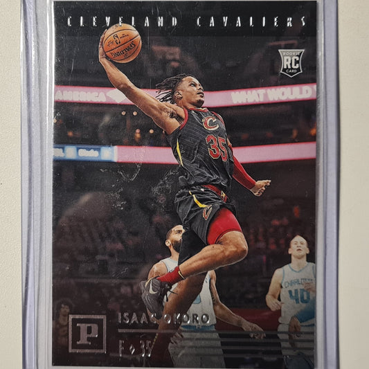 Isaac Okoro 2020-21 Panini Chronicles Rookie RC #127 NBA Basketball Cleveland Cavaliers Excellent + sleeved