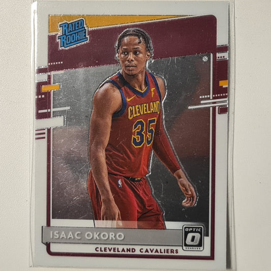 Isaac Okoro 2020-21 Panini Donruss Optic Rated Rookie RC #155 NBA Basketball Cleveland Cavaliers Excellent/mint sleeved