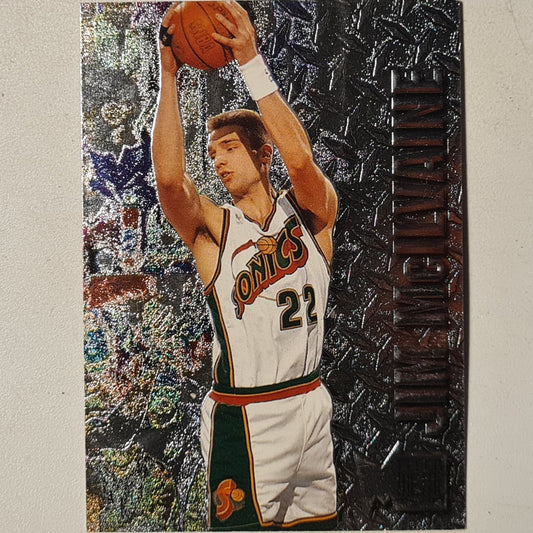 Jim McIlvaine 1997 Fleer Metal 96-97#214 NBA Basketball Seattle Super Sonics Excellent sleeved