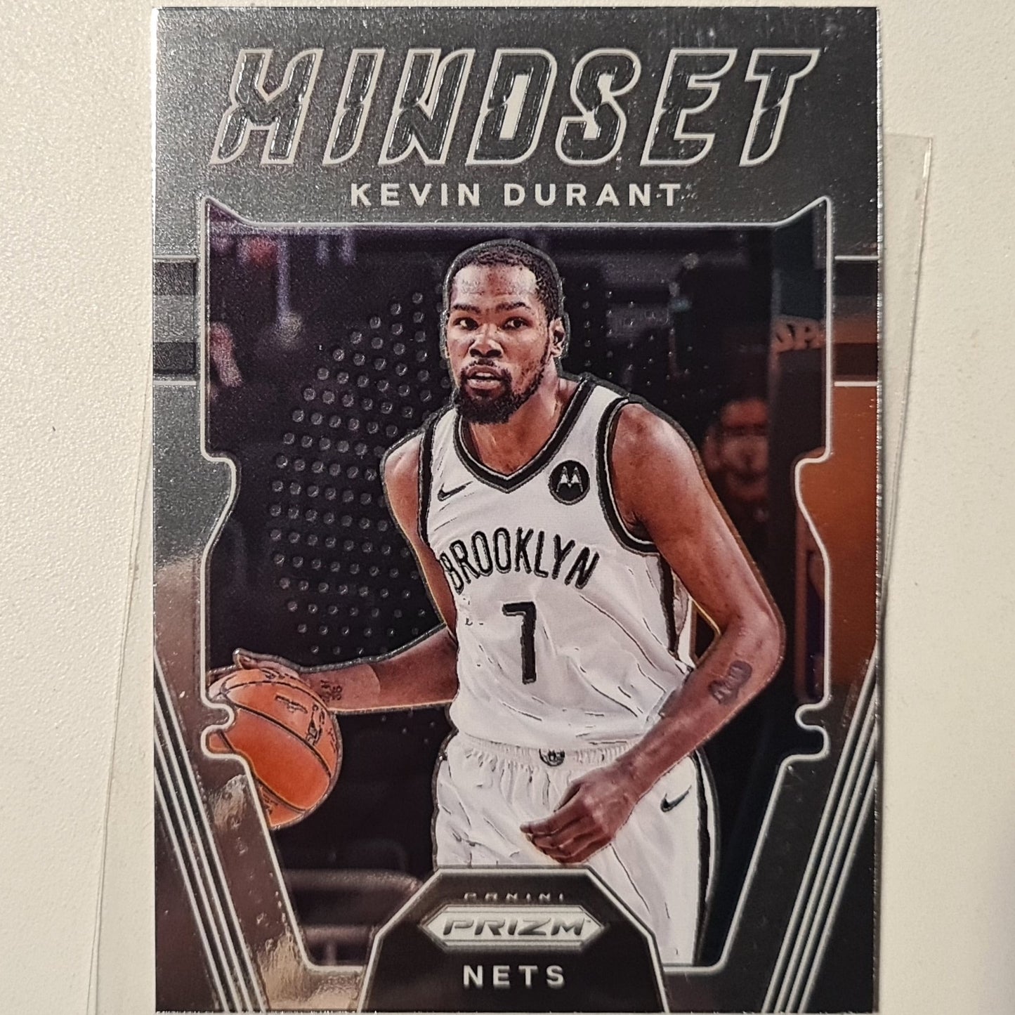 Kevin Durant 2021-22 Panini Prizm mindset insert #10 NBA Basketball Brooklyn Nets Excellent