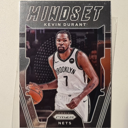 Kevin Durant 2021-22 Panini Prizm mindset insert #10 NBA Basketball Brooklyn Nets Excellent