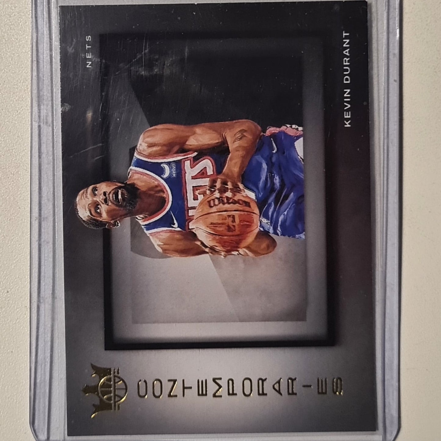 Kevin Durant 2021-22 Panini Court Kings Gold contemporaries #8 NBA Basketball Brooklyn Nets Excellent+