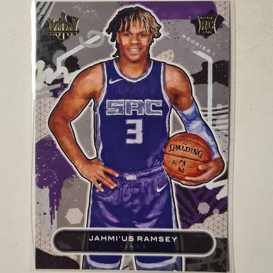 Jahmi-us Ramsey 2020-21 Panini Court Kings Rookie RC #85 NBA Basketball Sacramento Kings Excellent+