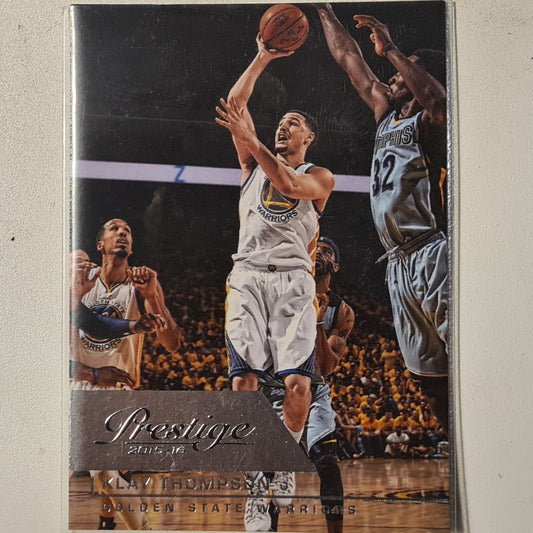 Klay Thompson 2015-16 Panini NBA Hoops #134 NBA Basketball Golden State Warriors excellent +