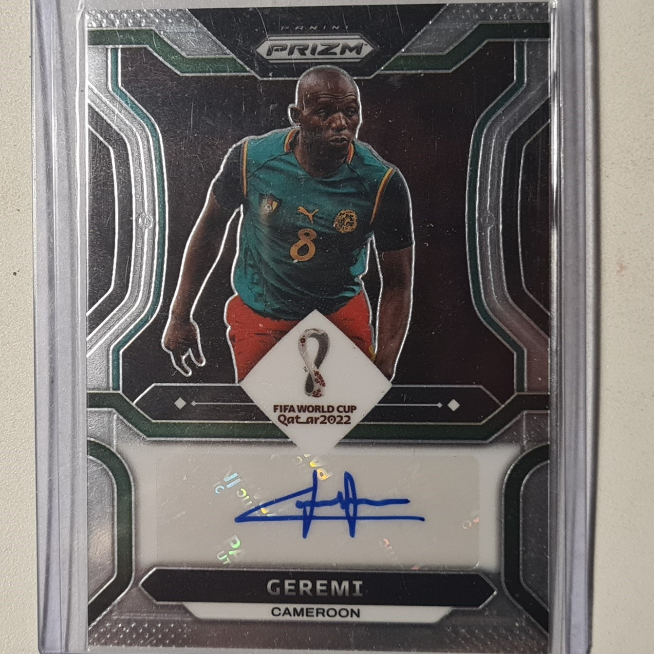 Geremi 2022 Panini Prizm fifa world cup Qatar Auto S-GER Chelsea/Cameroon excellent/mint