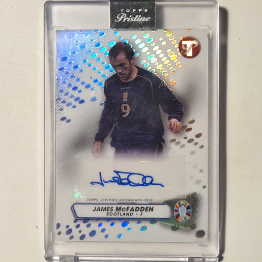 James McFadden 2023 Topps Pristine Auto PA-JMC Soccer Football Scotland/Birmingham City