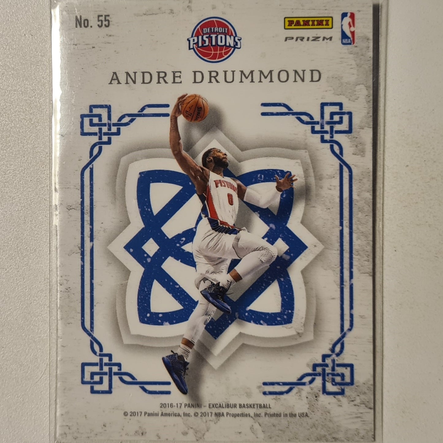 Andre Drummond 2016-17 Panini Excalibur Crusade #55 NBA Basketball Detroit Pistons excellent +