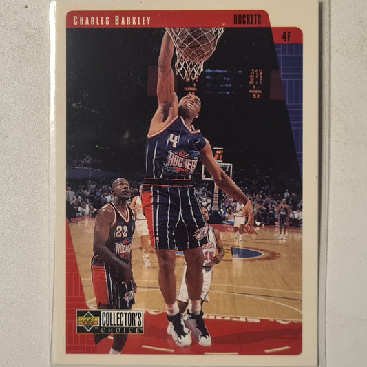 Charles Barkley 1997 Upper-Deck collectors choice #49 NBA Basketball Houston Rockets Excellent