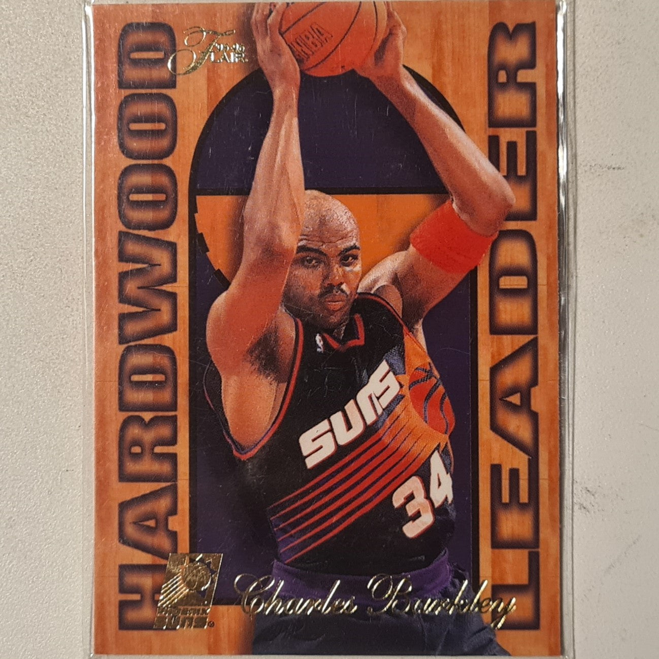 Charles Barkley 1995 Fleer Flair Hardwood Leader 21 of 27 NBA Basketball Phoenix Suns excellent