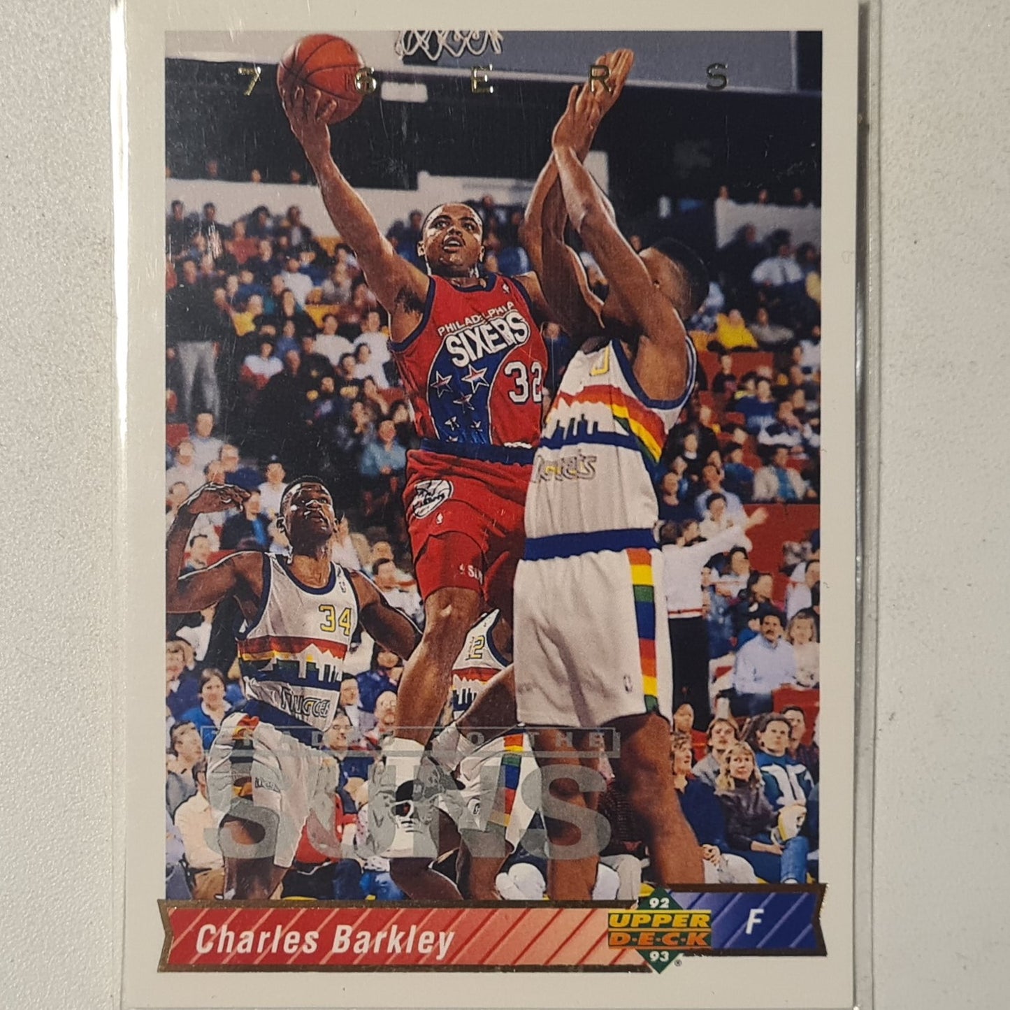 Charles Barkley 1992 Upper-Deck #26 NBA Basketball Philadelphia 76ers excellent